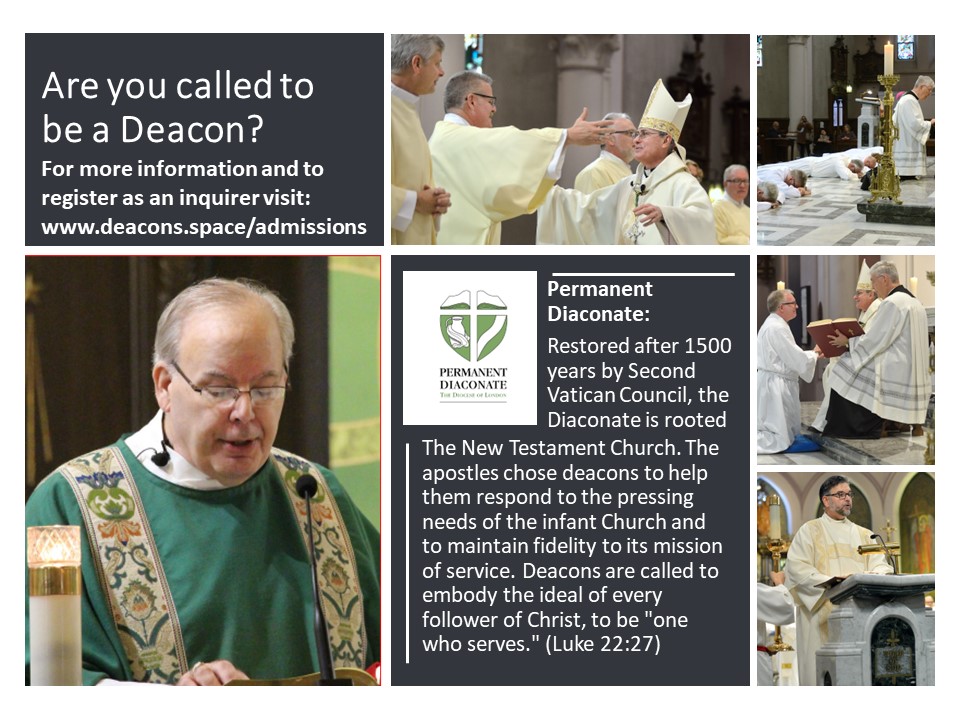 Are you called to be a Deacon?